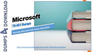 Real Exam Microsoft 70-461 Free Download|Dumps4download