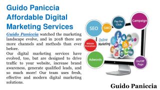 Guido Paniccia Affordable Digital Marketing Services