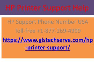 HP Printer Customer Help 1-877-269-4999