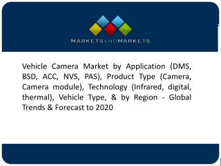 Digital Cameras Estimated to Dominate the Global Automotive Camera Market