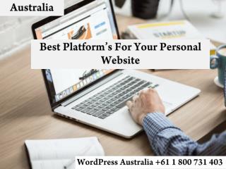 Best Platform’s For Your Personal Website