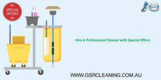 Hire A Professional Cleaner with Special Offers