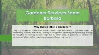 Garden irrigation installation and repair Santa Barbara