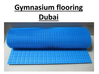 gymnasium Flooring dubai