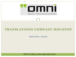 Translations Company Houston