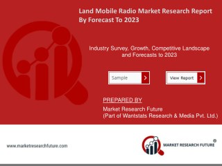 Land Mobile Radio Market Research Report – Forecast to 2023