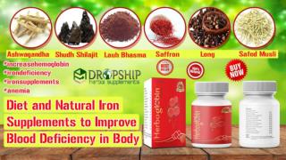 Diet and Natural Iron Supplements to Improve Blood Deficiency in Body