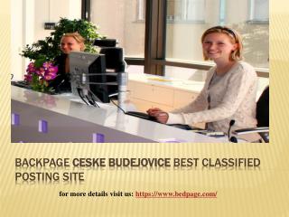 Backpage Ceske Budejovice Best Classified Posting Site