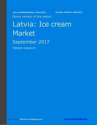 WMStrategy Demo Latvia Ice Cream Market September 2017