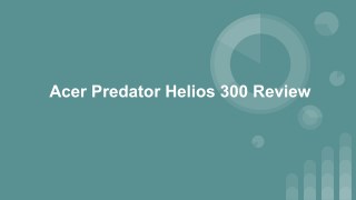 Acer Predator Helios 300 Gaming Laptop