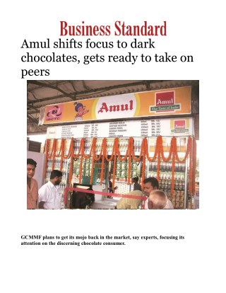 Amul shifts focus to dark chocolates, gets ready to take on peers
