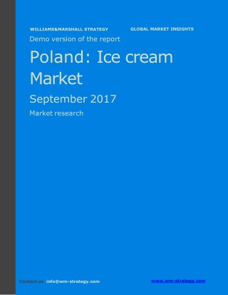 WMStrategy Demo Poland Ice Cream Market September 2017