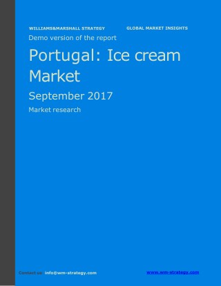 WMStrategy Demo Portugal Ice Cream Market September 2017