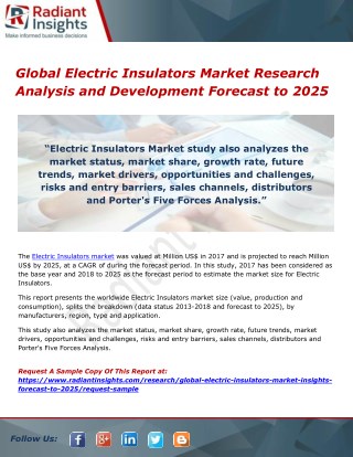 Global Electric Insulators Market Research Analysis and Development Forecast to 2025