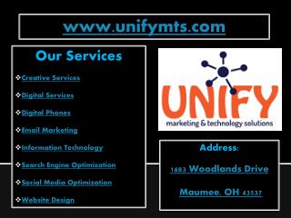 Unifymts: Best Platform of Web Design For Small Businesses in Toledo, Ohio