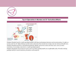 Top Ivf Specialists in Mumbai and Dr Yashodhara Mhatre