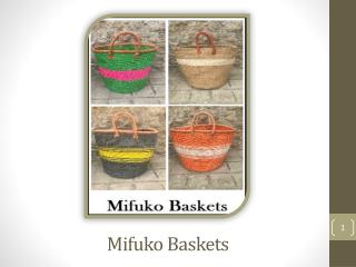 Mifuko Baskets - Various Purpose Baskets