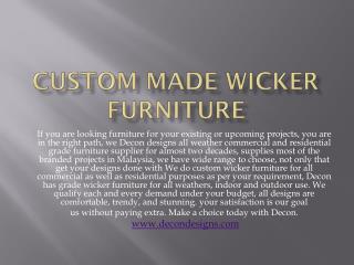 Hotel Furniture Suppliers