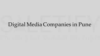 Digital Media Companies in Pune