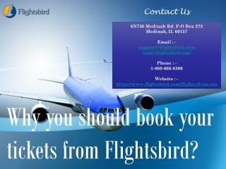 Why you should book your tickets from Flightsbird