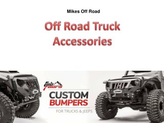 Branded Off Road Truck Accessories available at Texas