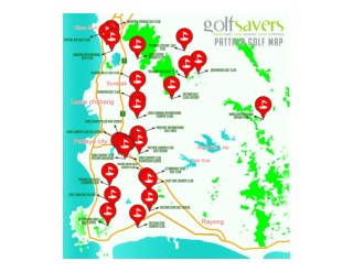 Pattaya Golf Course Map