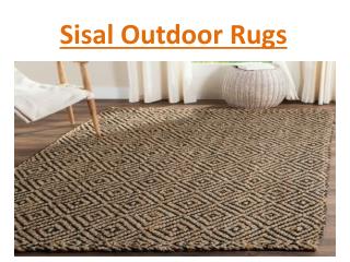 sisal outdoor rugs