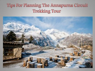 Tips For Planning The Annapurna Circuit Trekking Tour