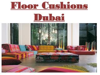 floor cushions dubai