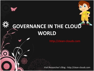 35.GOVERNANCE IN THE CLOUD WORLD