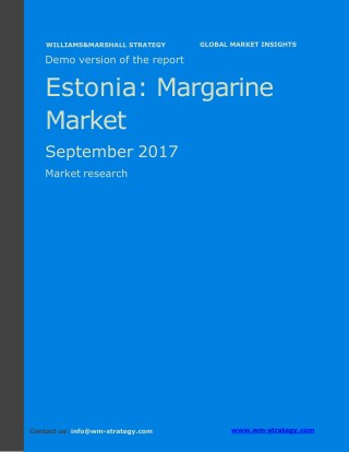 WMStrategy Demo Estonia Margarine Market September 2017