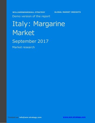 WMStrategy Demo Italy Margarine Market September 2017