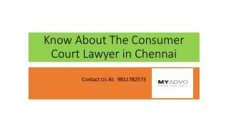 National Consumer forum Chennai Advocates