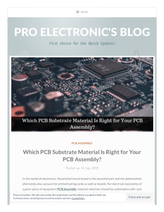 Which PCB Substrate Material Is Right for Your PCB Assembly?