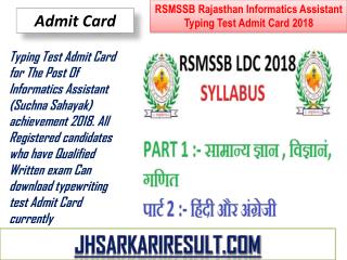 Admit card