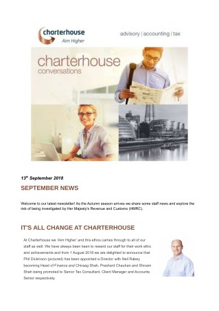 Accountants in Harrow, Beaconsfield, Watford : Charterhouse Accountants