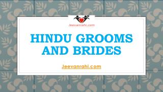 Hindu Grooms and Brides | Best Matchmaker Sites | Jeevanrahi