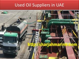 Waste Oil Collection Dubai