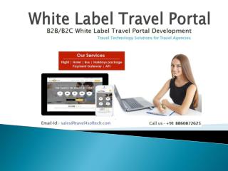 White Label Travel Portal Development