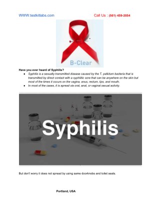Syphilis Testing
