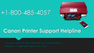Canon Printer Support Number 1-800-485-4057