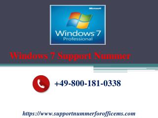 Wie Windows 7 Tech-Support Nummer 0800-181-0338 hilft gängigen PC-Benutzern?