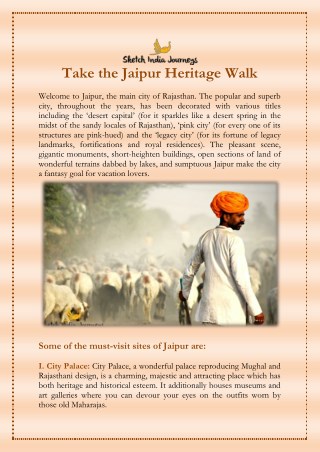 Take the Jaipur Heritage Walk