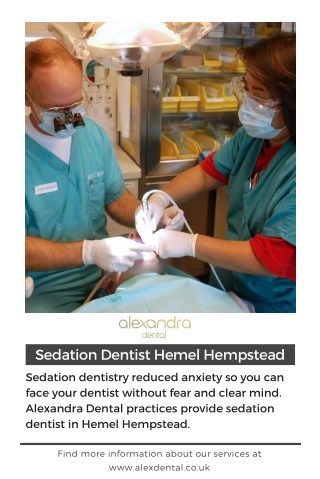 Sedation Dentist Hemel Hempstead