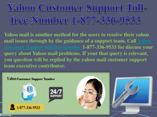 Yahoo Customer Support Toll-free Number 1-877-336-9533