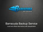 Barracuda Backup Service