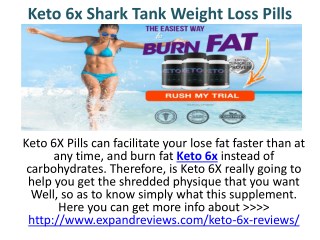 Keto 6x Shark Tank Weight Loss Pills Before Try Read It Here