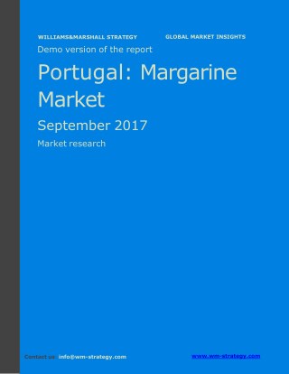 WMStrategy Demo Portugal Margarine Market September 2017