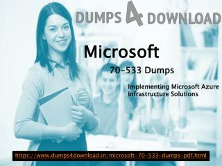 Real Exam Microsoft 70-533 Free Download|Dumps4download