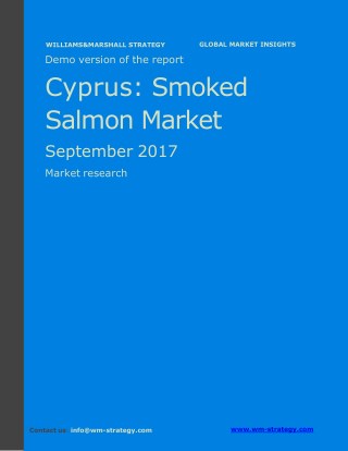 WMStrategy Demo Cyprus Smoked Salmon Market September 2017